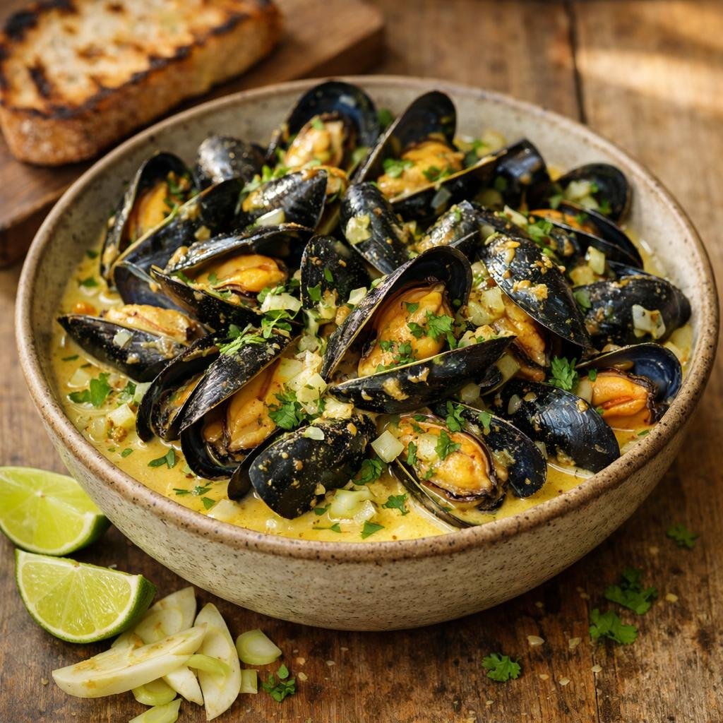 Moules au cidre