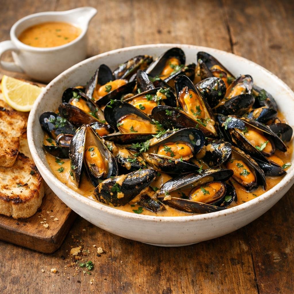 Moules au cidre Ostara
