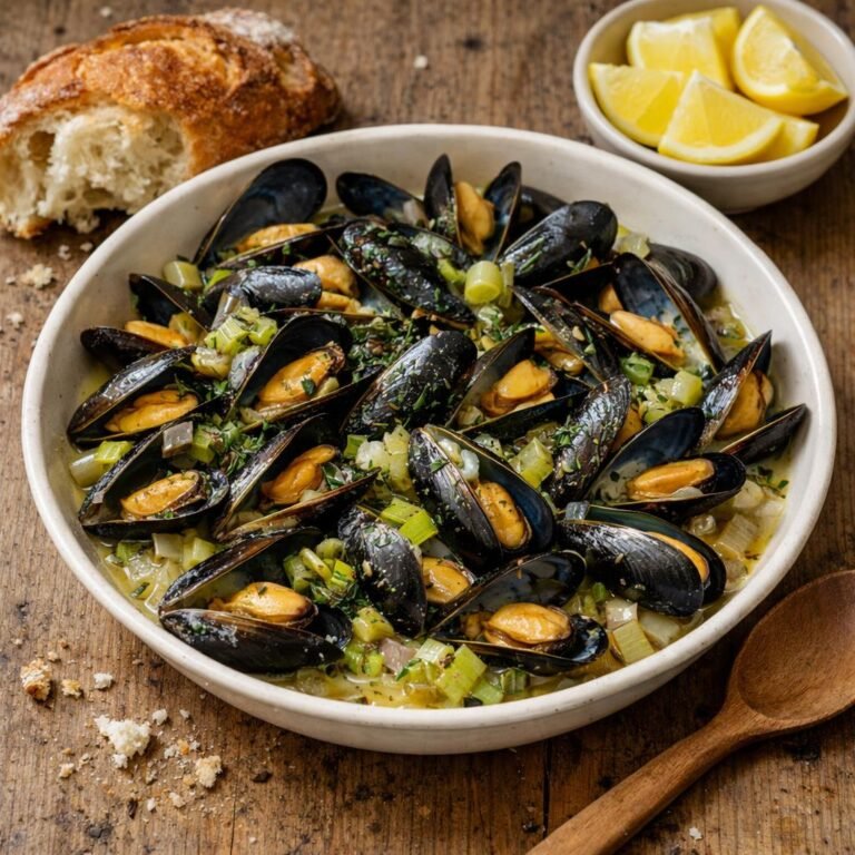 Moules au cidre