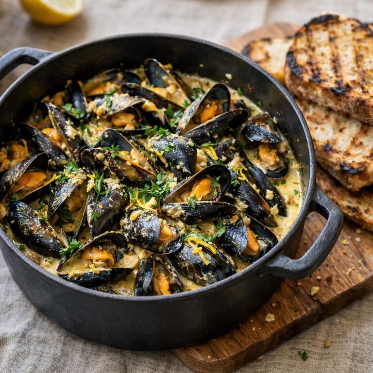 Moules au Curry