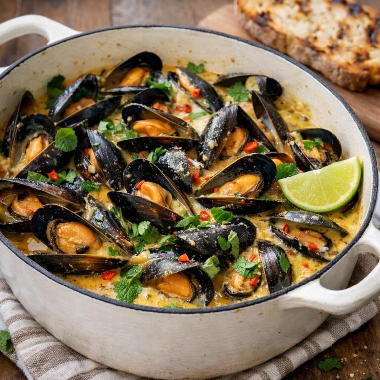 Moules au lait de coco