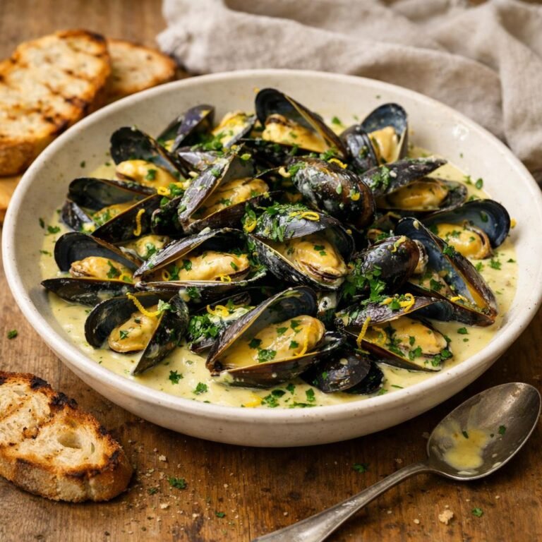 Moules au Thé Glacé Citron