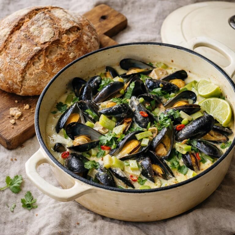 Moules coco thaï