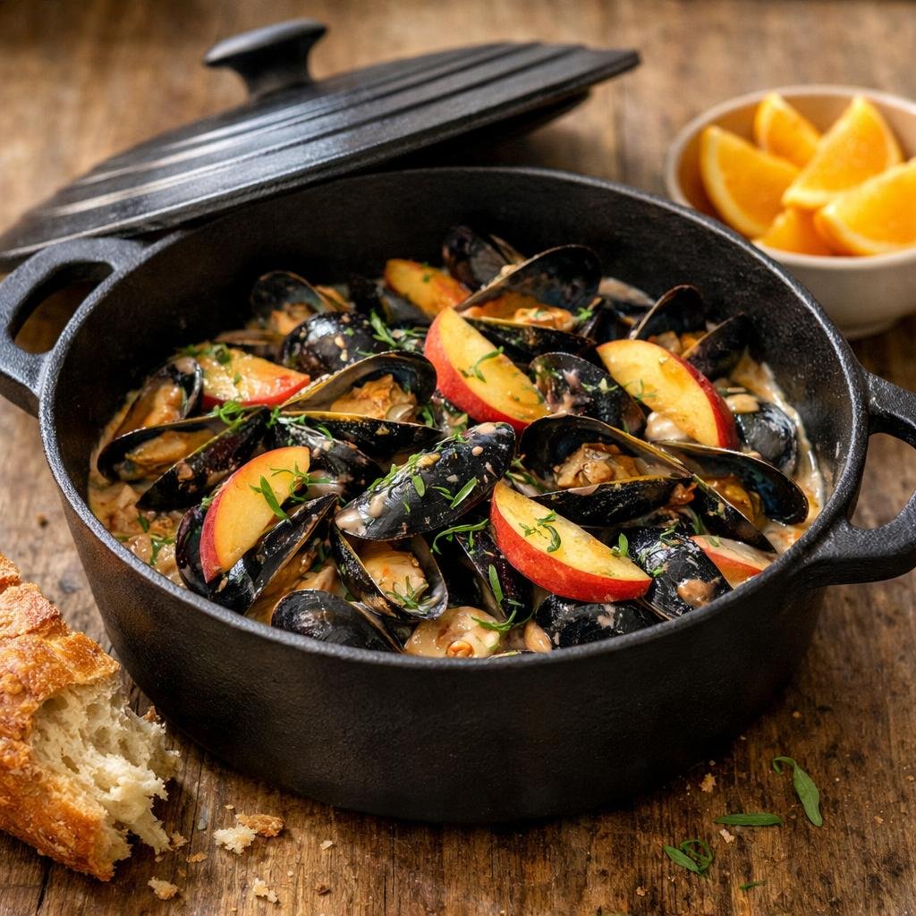 Moules au Thé Glacé Pêche