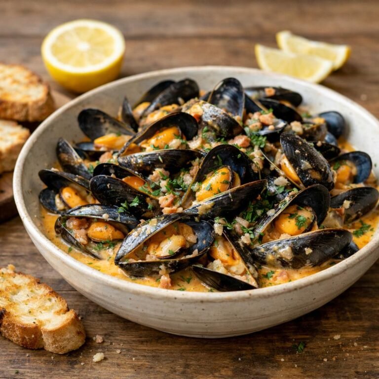 Moules façon Tartiflette