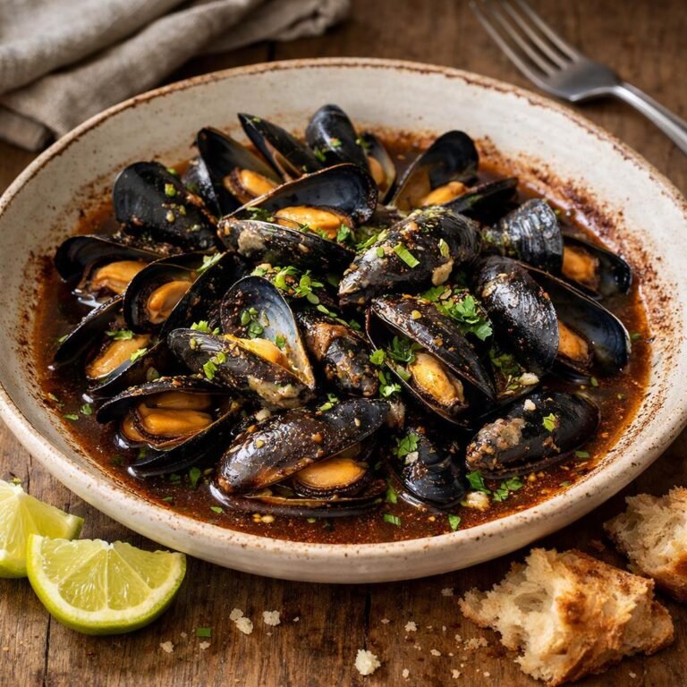 Moules marinières cacao