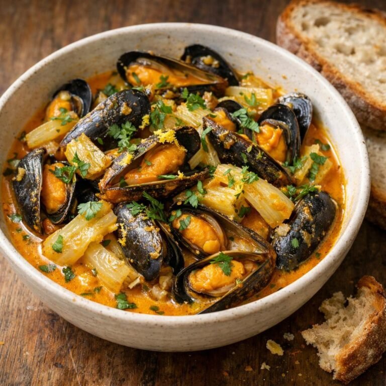 Moules tandoori coco