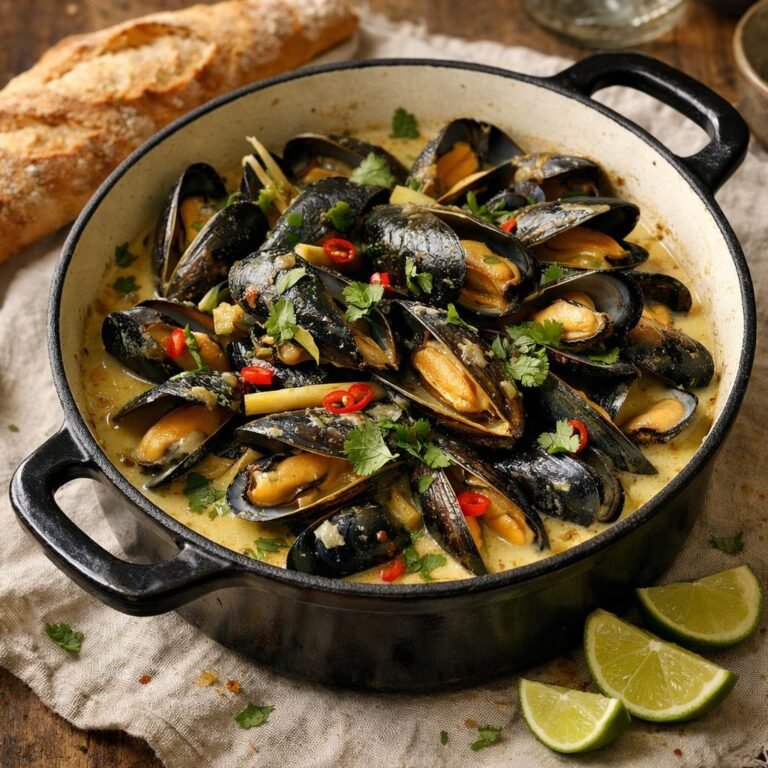 Moules thaïe coco