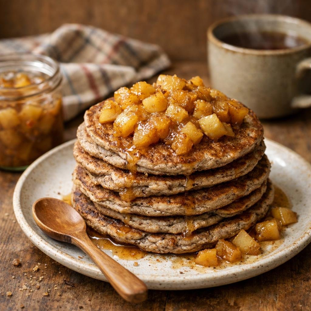 pancakes sarrasin compote