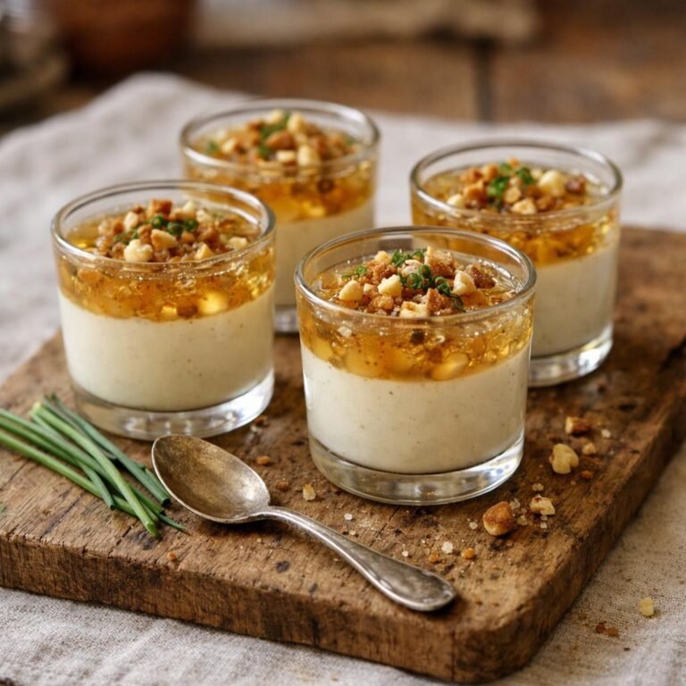 Panna cotta céleri-rave
