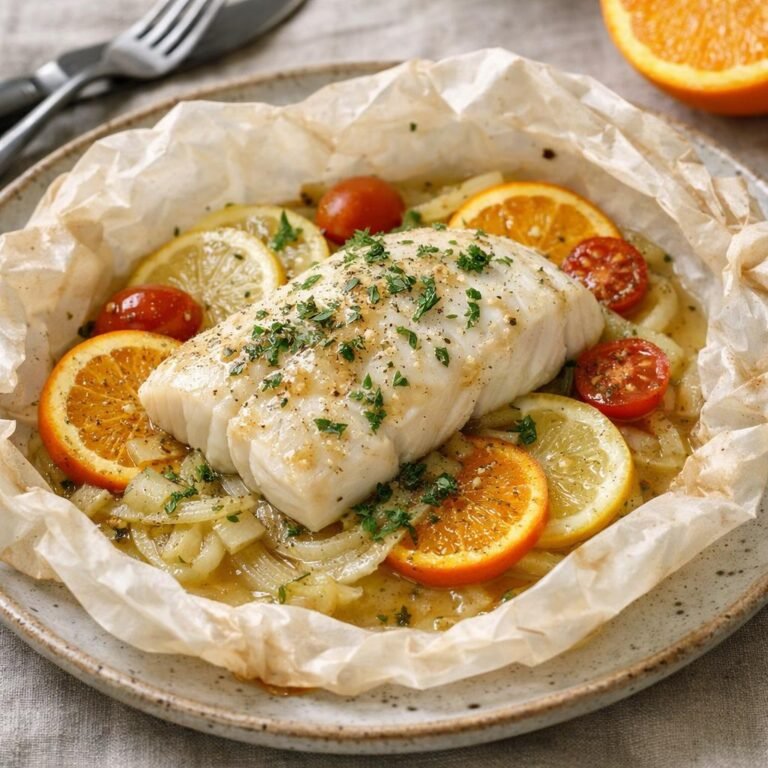 papillote de cabillaud