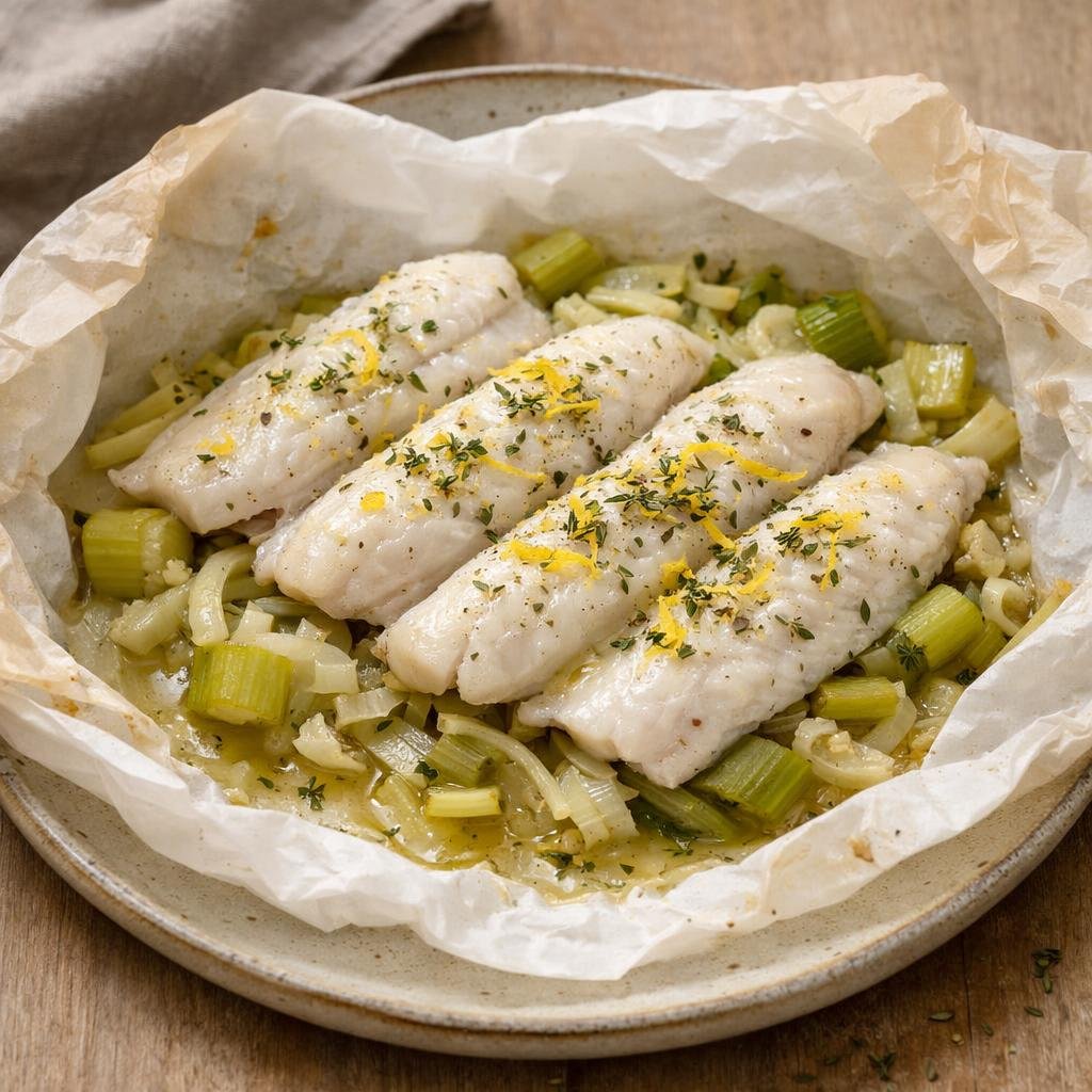 Papillote de merlan