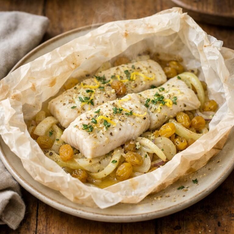 Papillotes de merlu