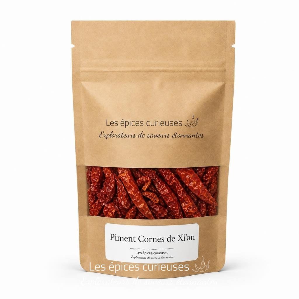 Piment Cornes de Xi’an - Packaging - Les Épices Curieuses