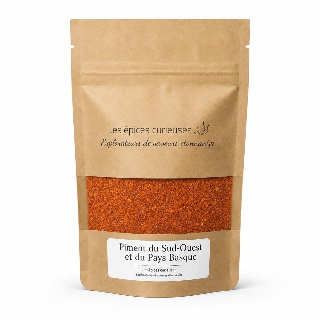 Piment du Sud-Ouest et du Pays Basque - Packaging - Les Épices Curieuses