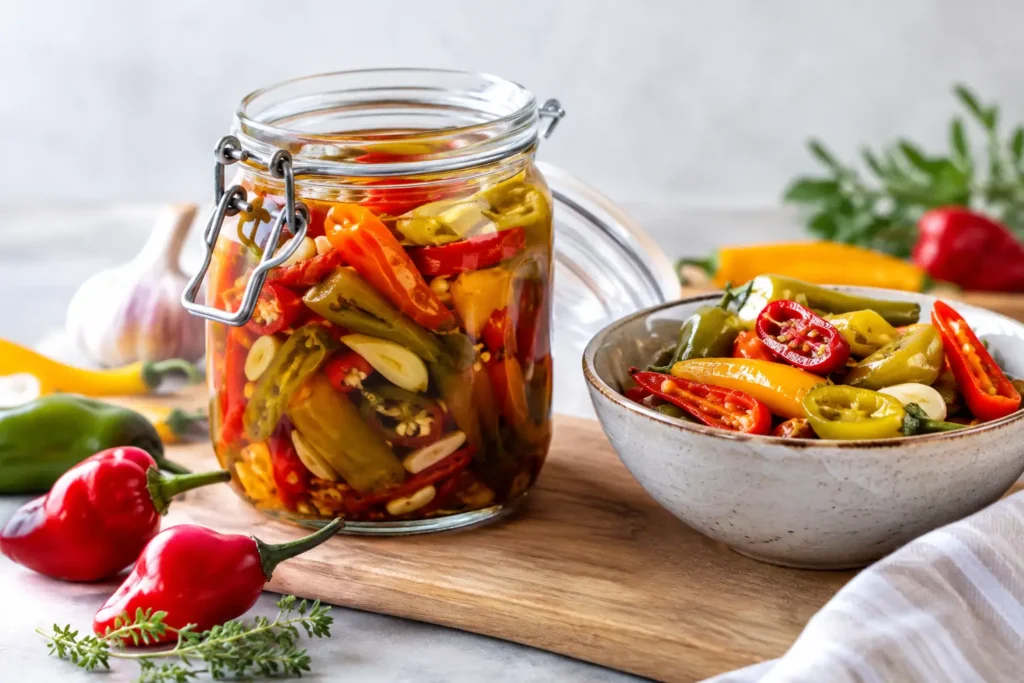 Piments fermentés du bocal à votre assiette