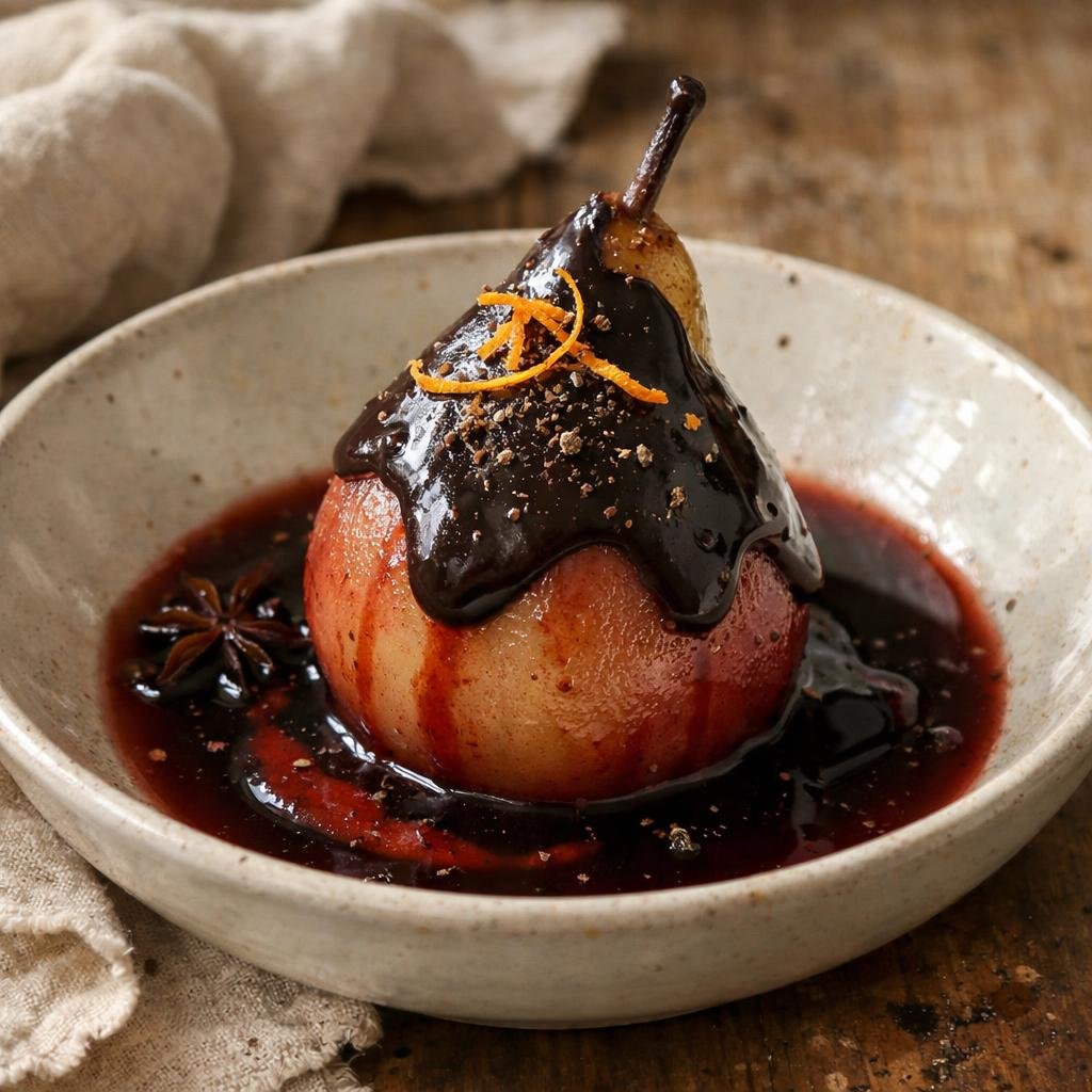 poire pochée Tellichery