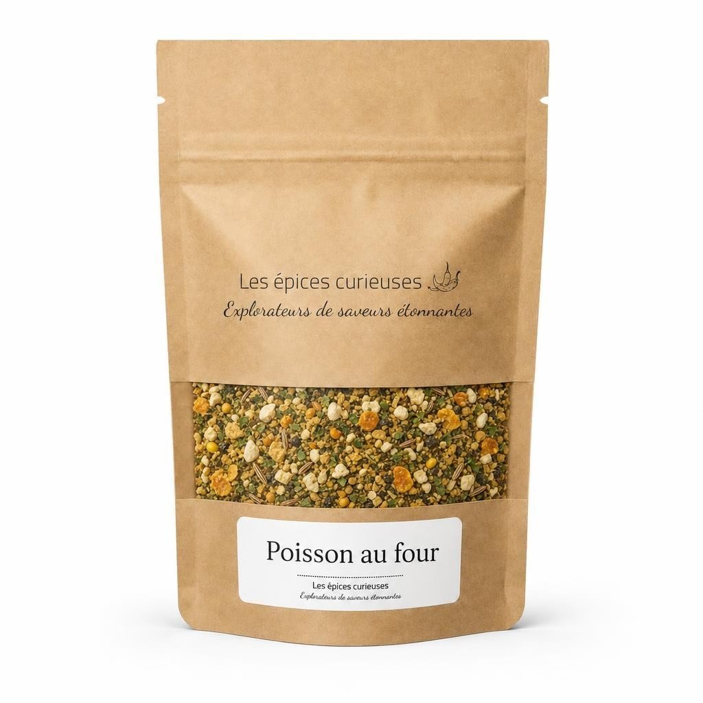 Poisson au four - Packaging - Les Épices Curieuses