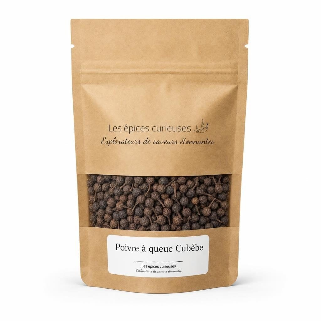 Poivre à queue Cubèbe - Packaging - Les Épices Curieuses