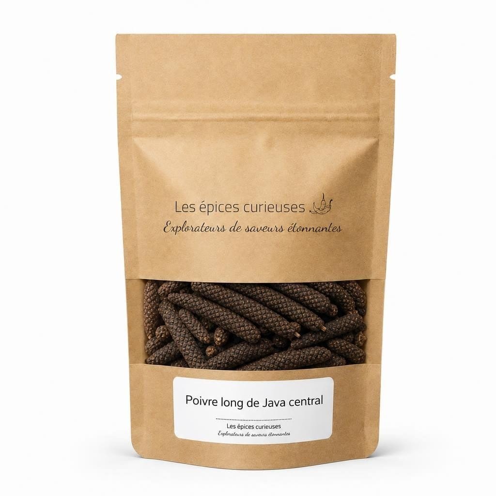 Poivre long de Java central - Packaging - Les Épices Curieuses