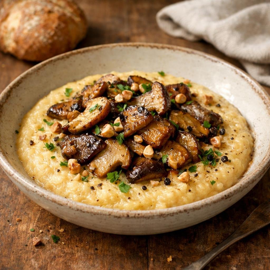 polenta châtaigne truffe