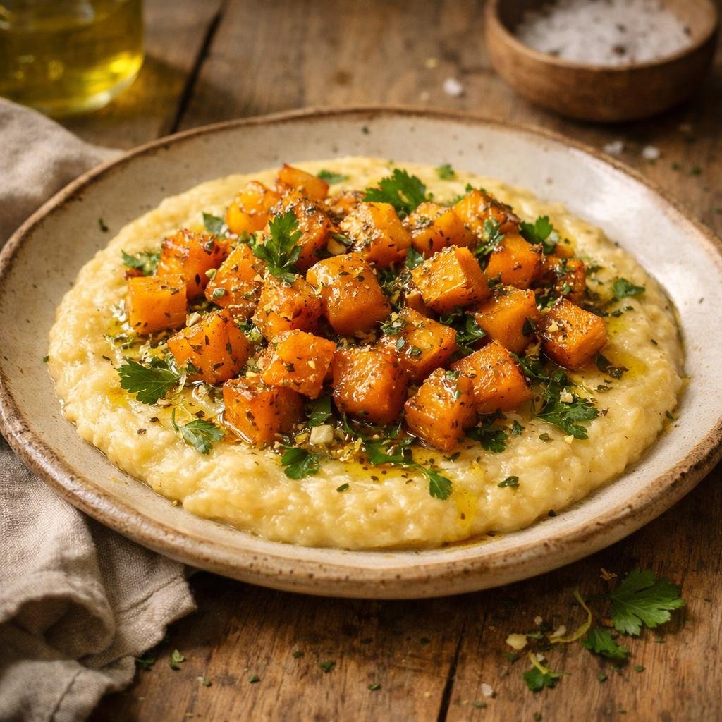 Polenta crémeuse butternut