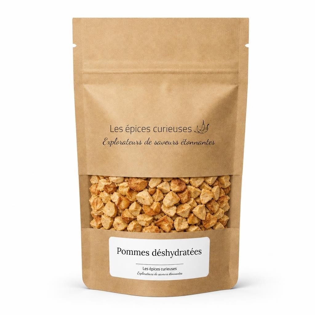 Pommes déshydratées - Packaging - Les Épices Curieuses