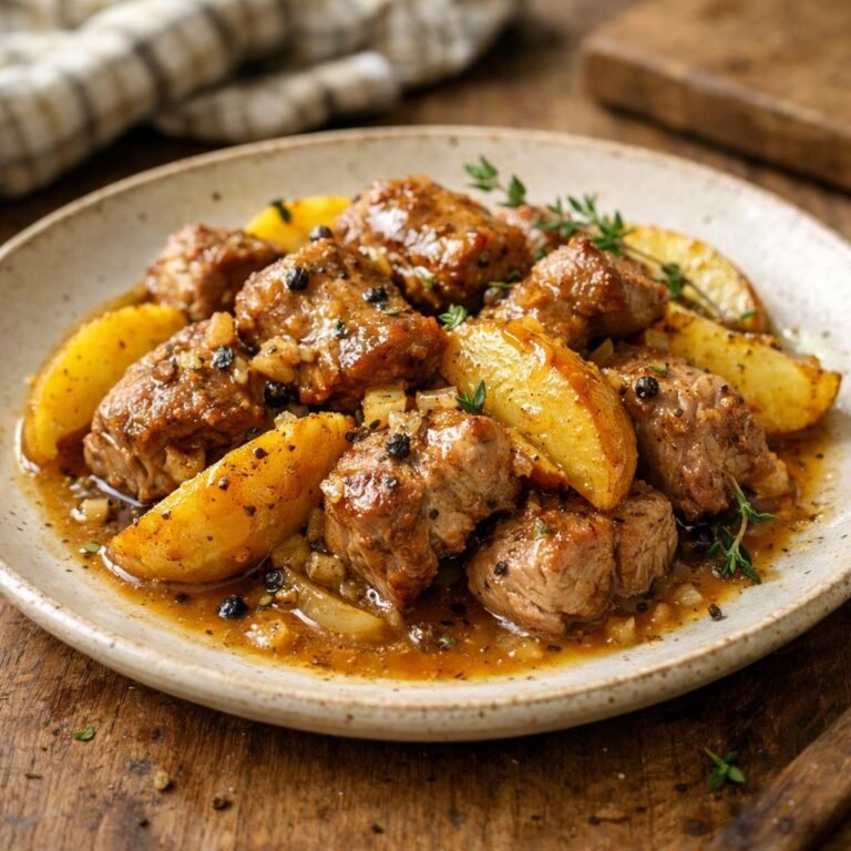 Porc braisé au cidre