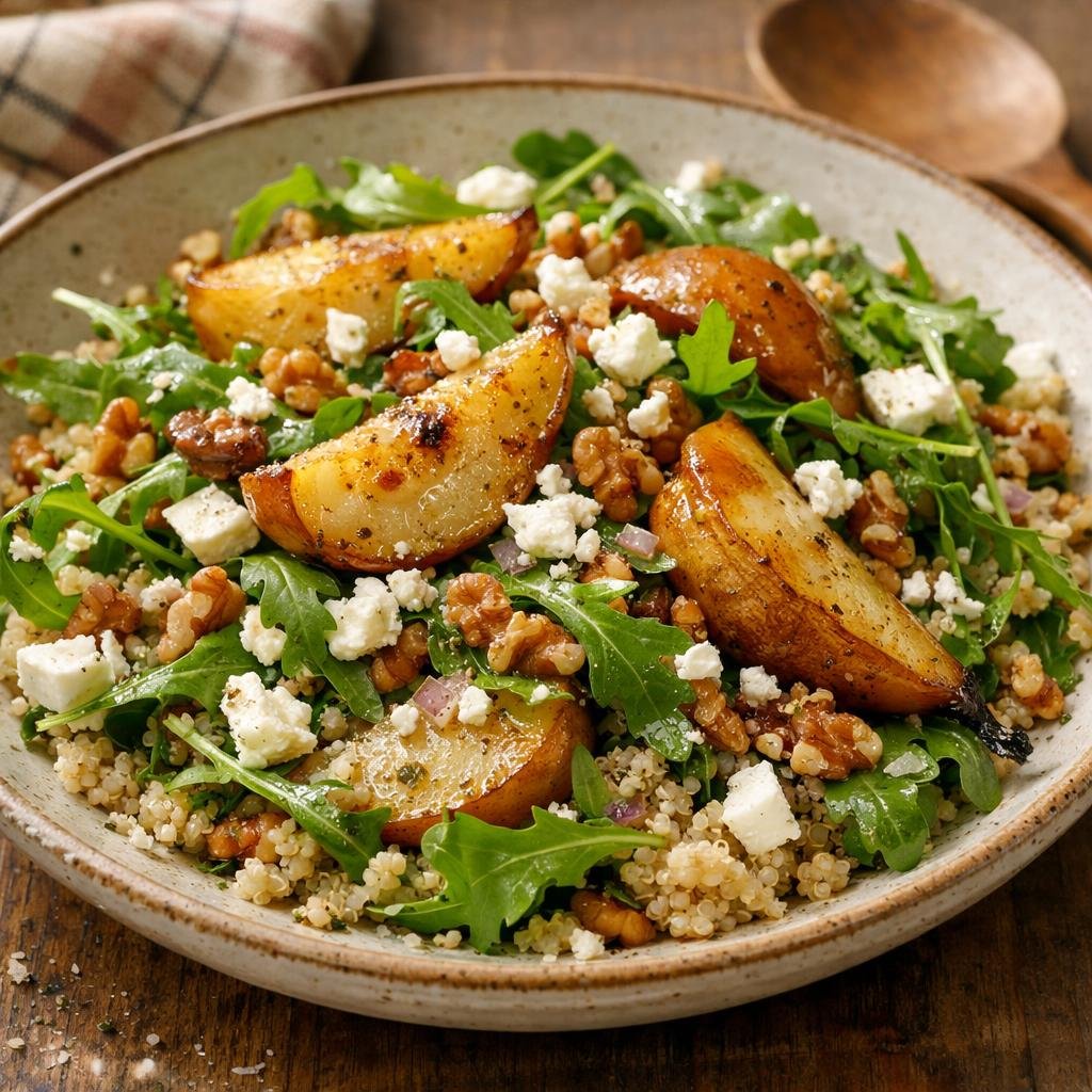 Quinoa tiède aux poires