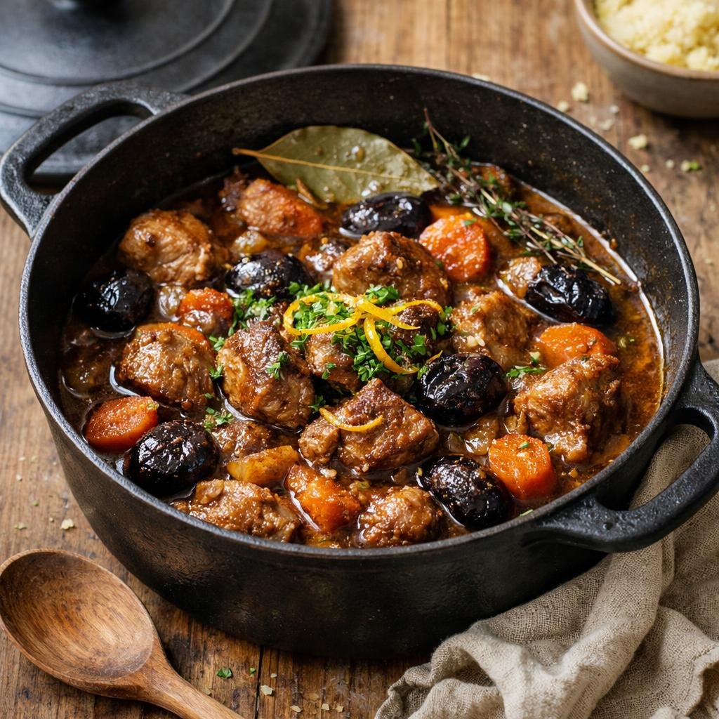 Ragoût d'agneau mijoté