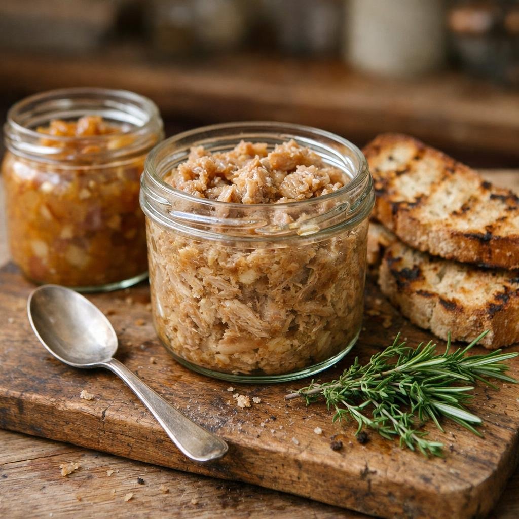 rillettes de porc mijotées