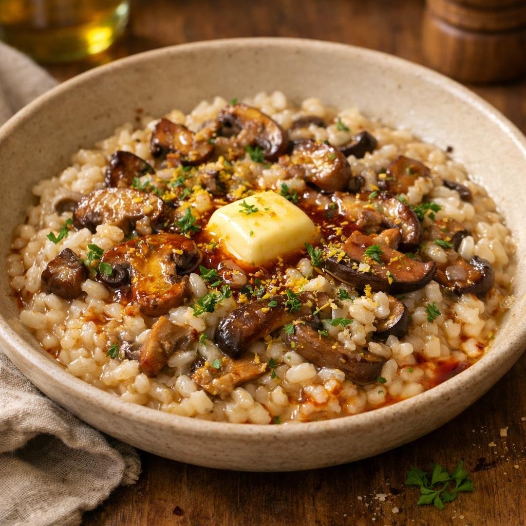 Risotto aux champignons
