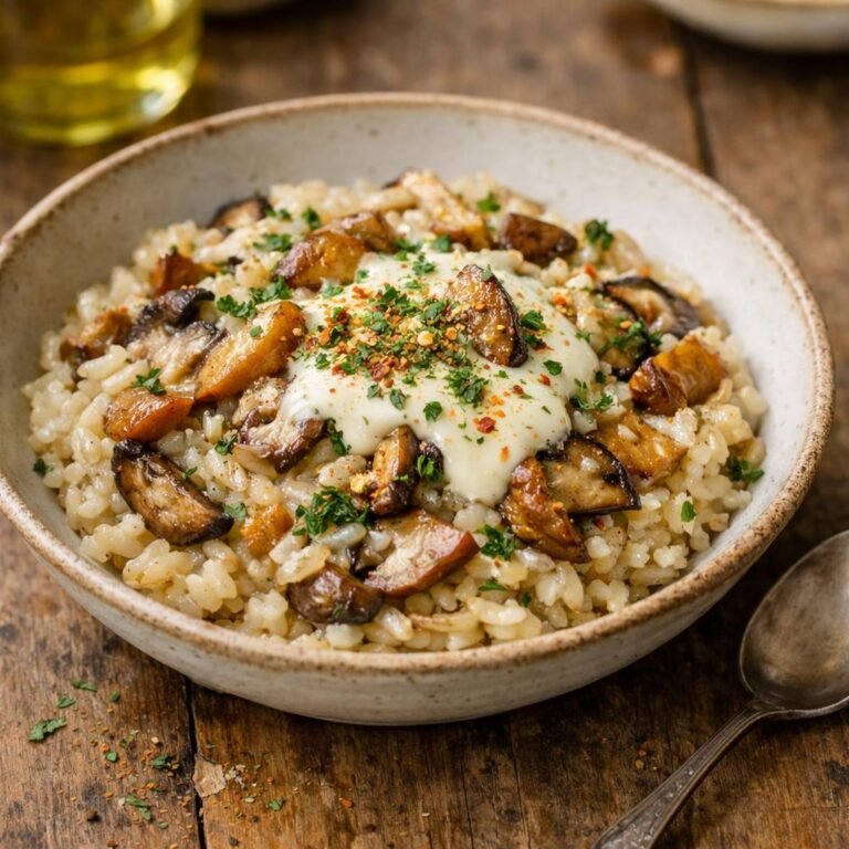 Risotto aux champignons