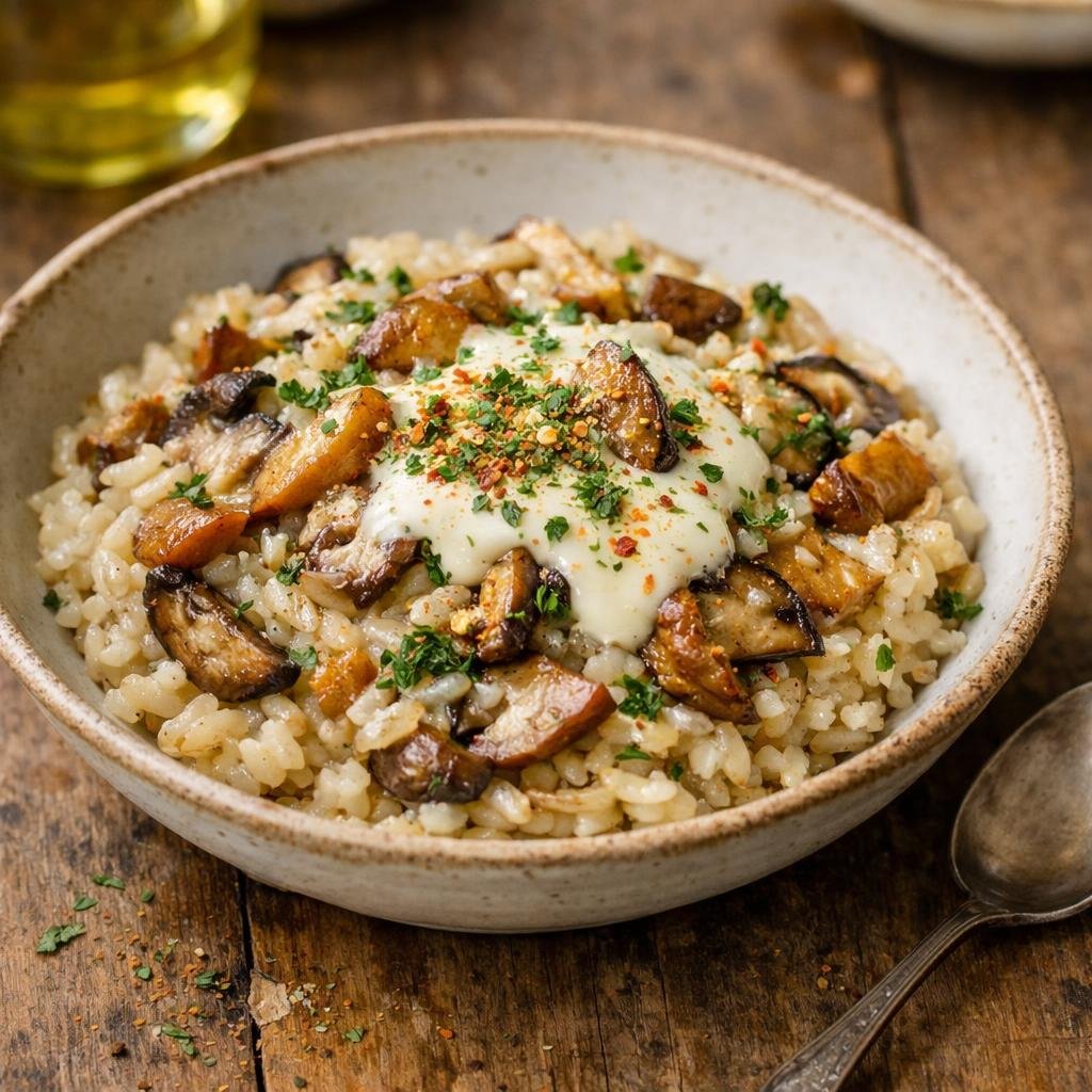 Risotto aux champignons