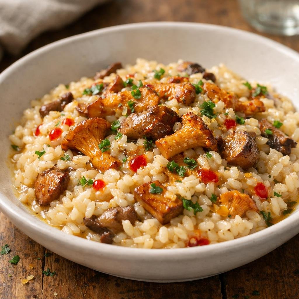 Risotto aux champignons