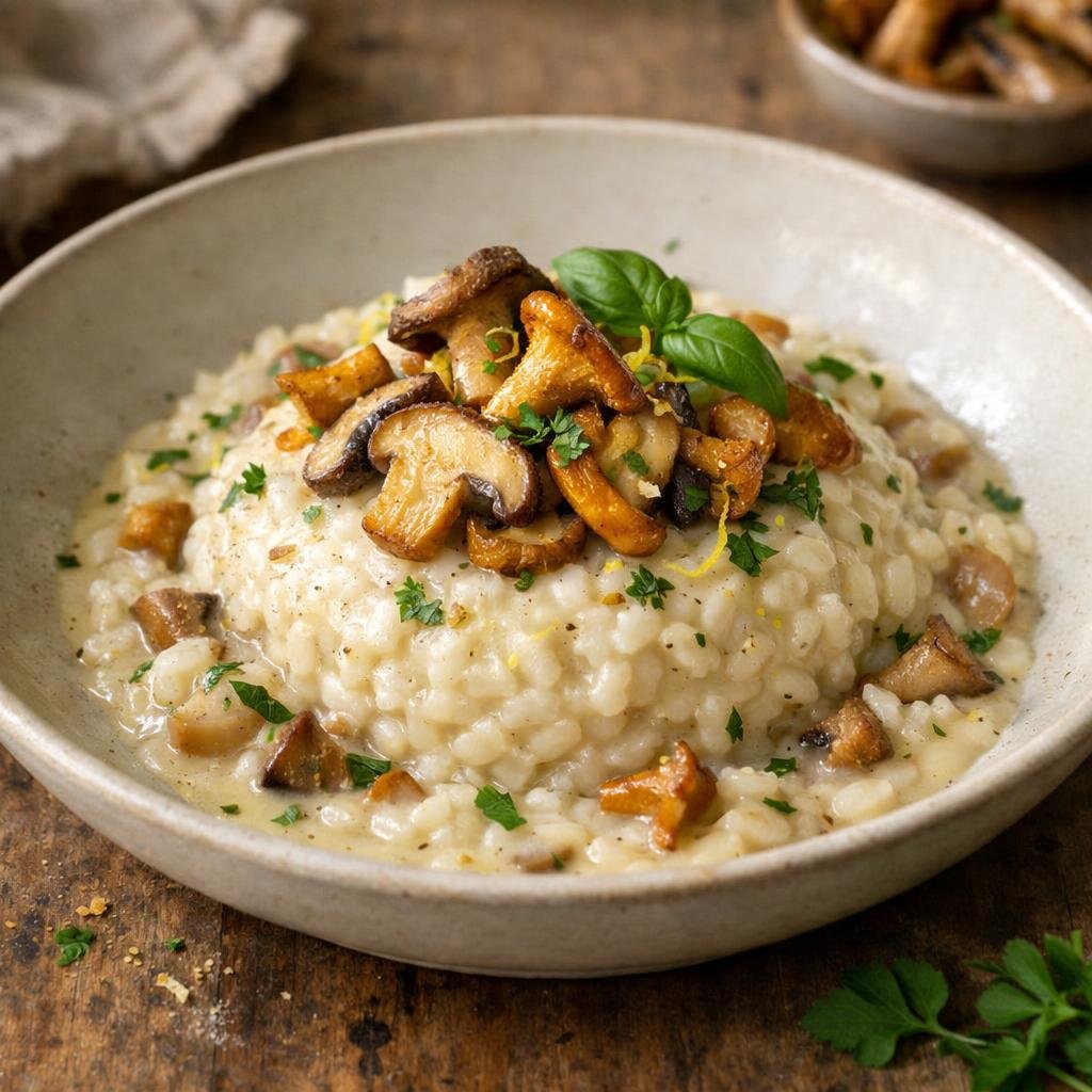 Risotto aux champignons sauvages