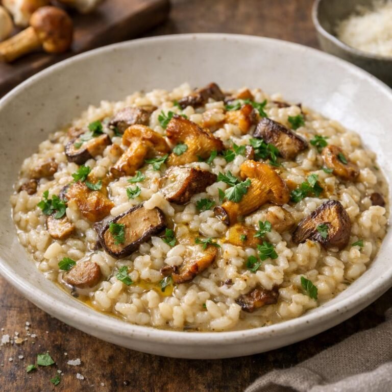 Risotto aux champignons