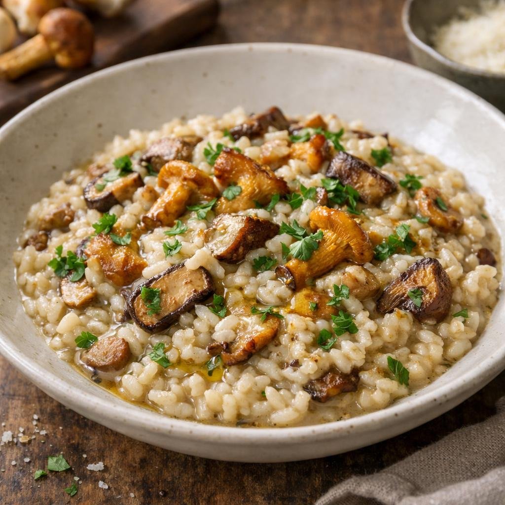Risotto aux champignons