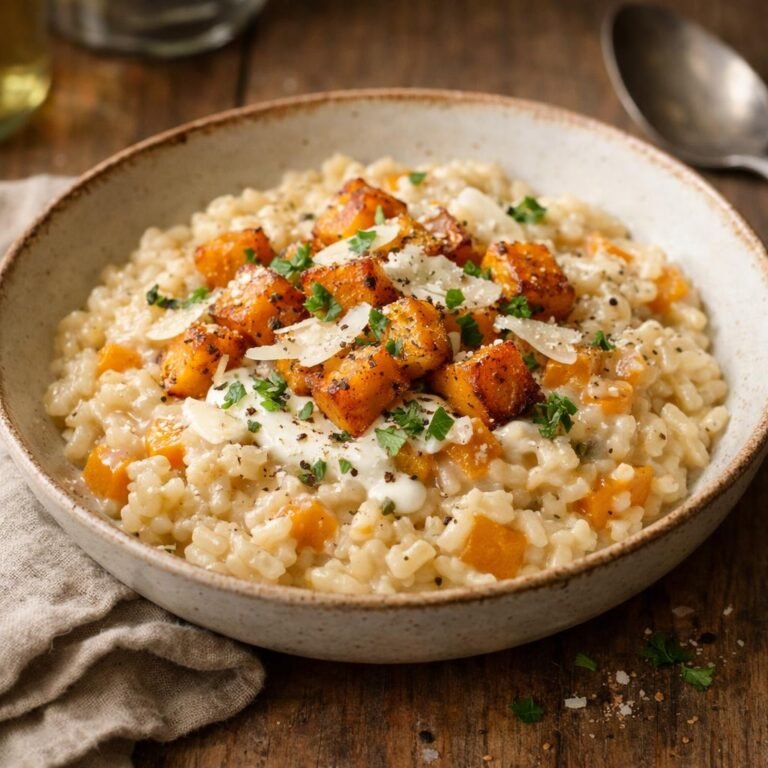Risotto butternut poivré