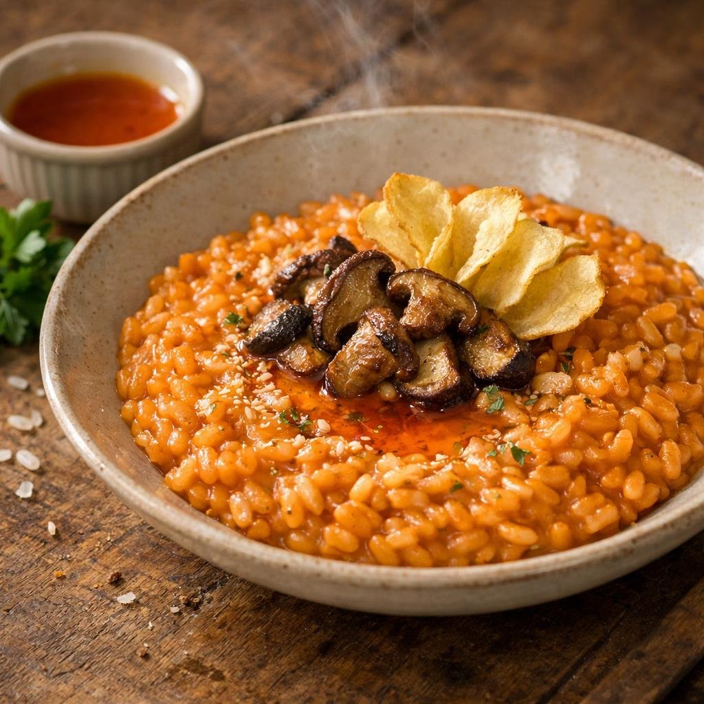 risotto au roucou