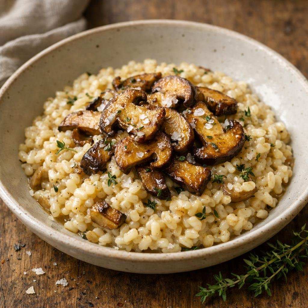 Risotto crémeux aux cèpes