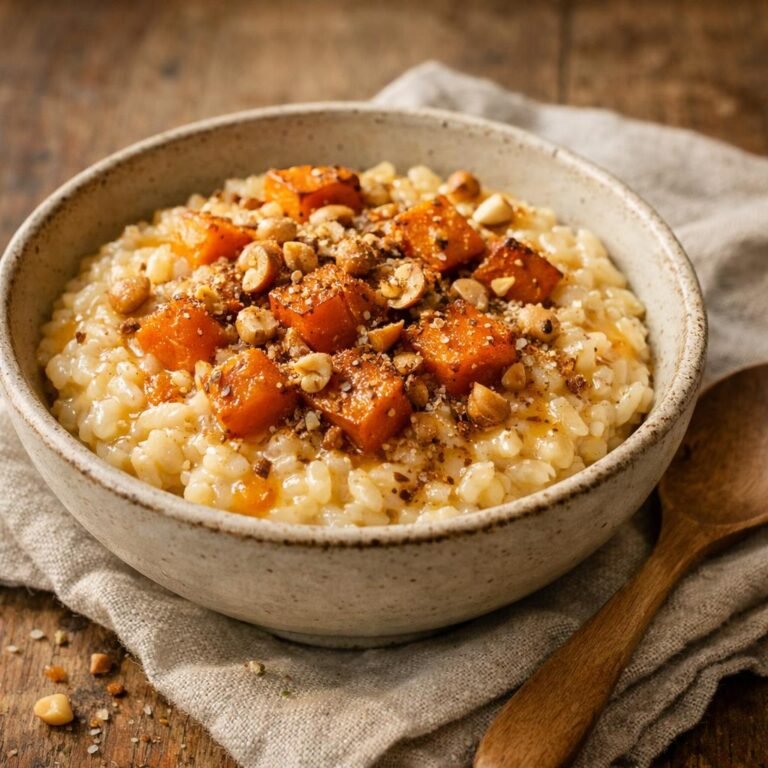 risotto potimarron fumé