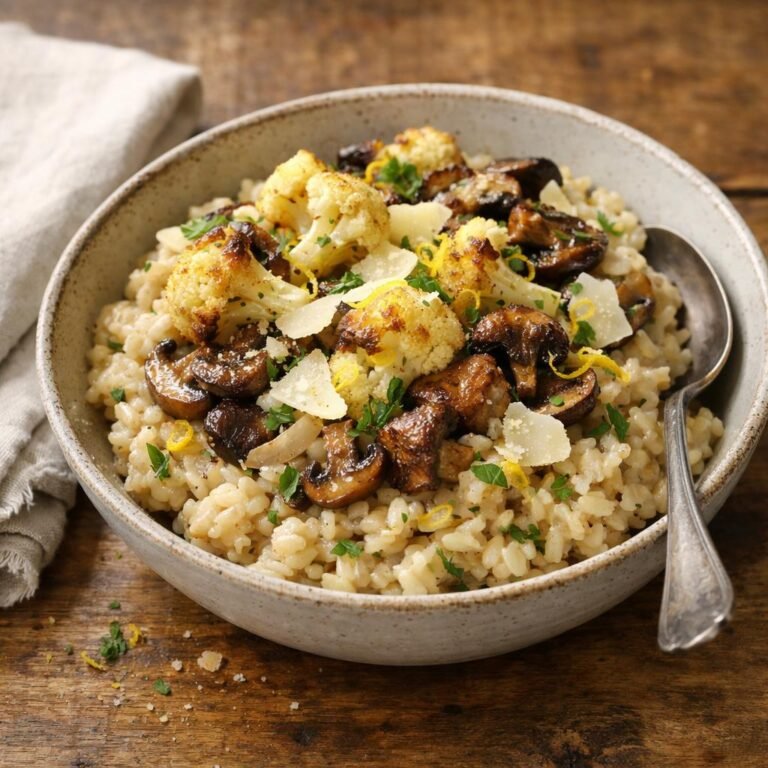 Risotto thé noir