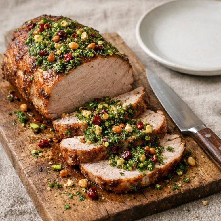 rôti de porc gremolata