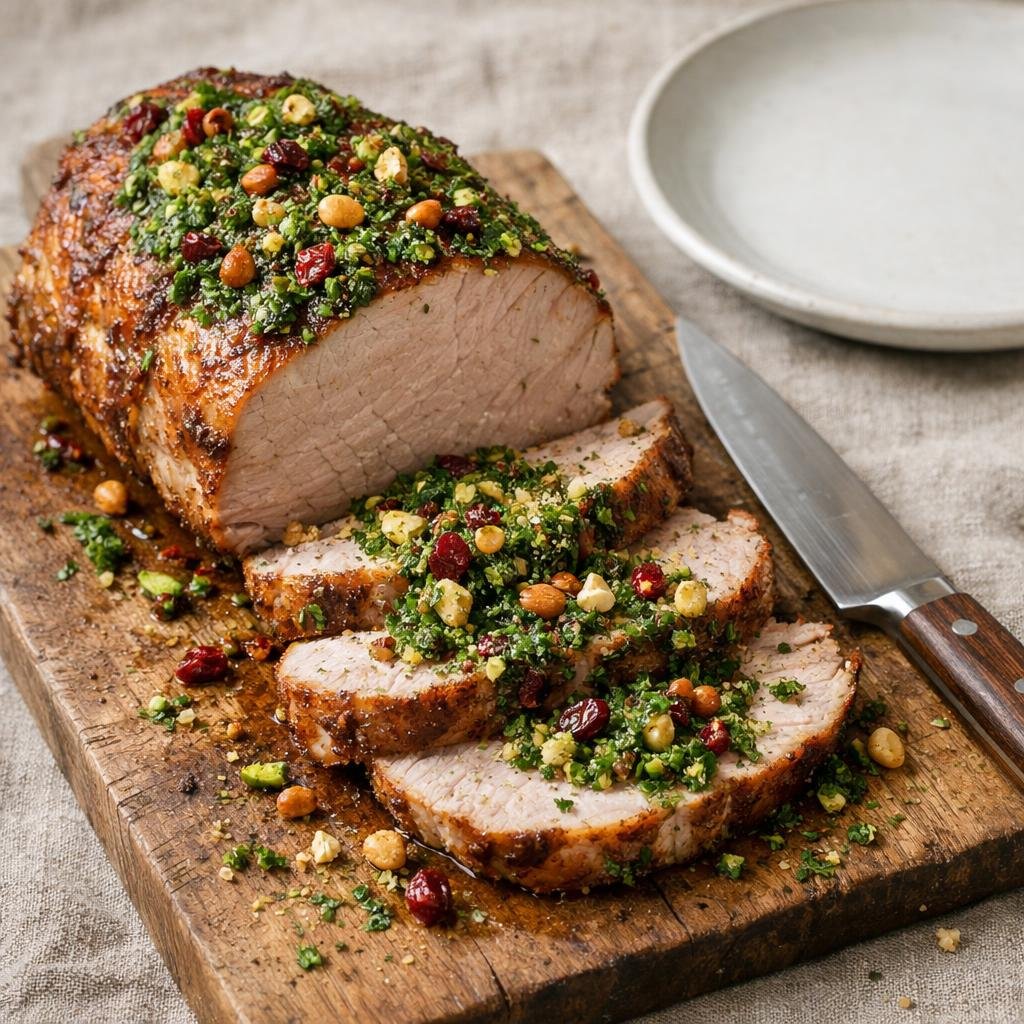 rôti de porc gremolata