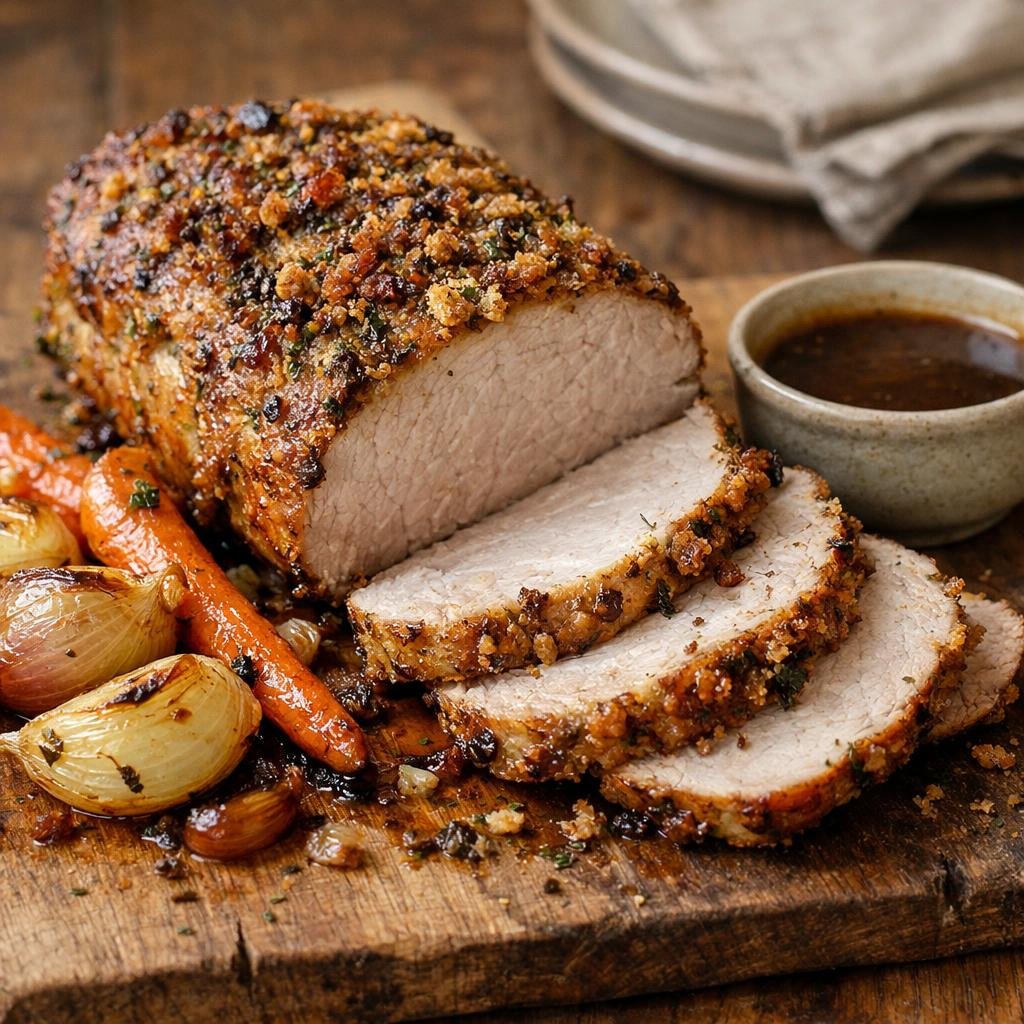 Rôti de porc en croûte