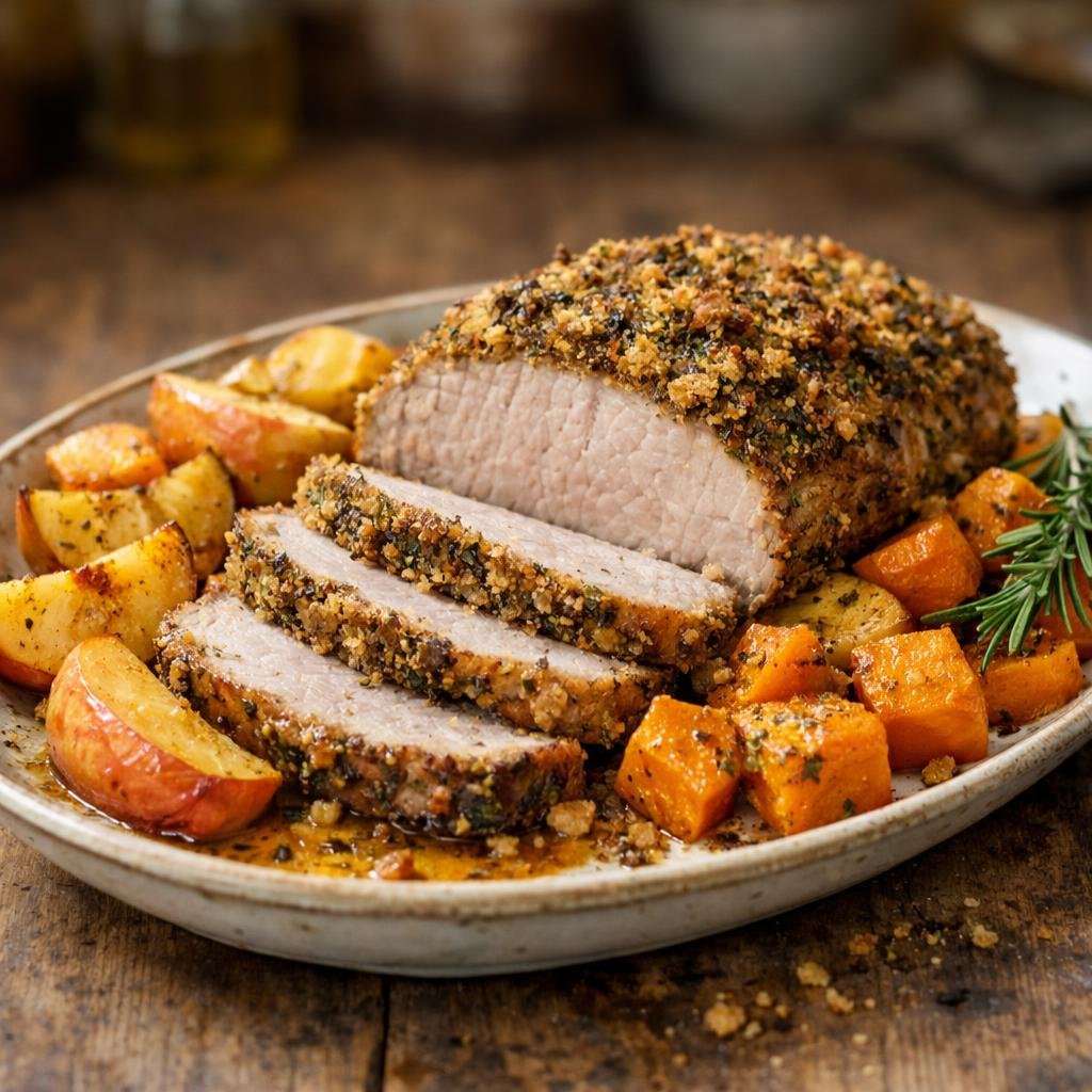 rôti de porc en croûte