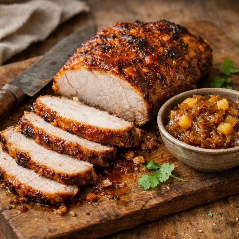 rôti de porc Madras