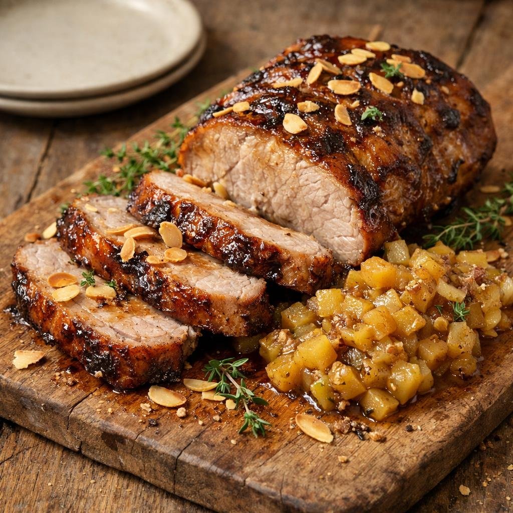 Rôti de porc vanillé