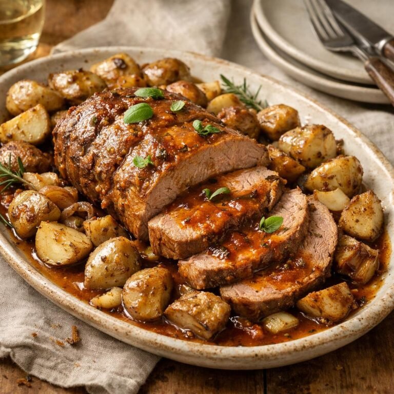 Rôti de veau Tomate Basilic